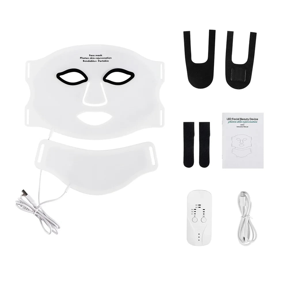 Flexible Silicone LED Light Therapy Mask